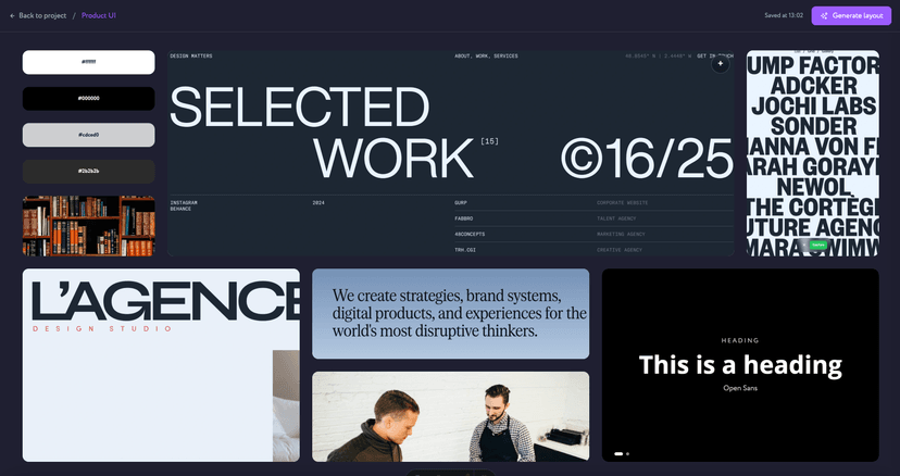 Website redesign concept